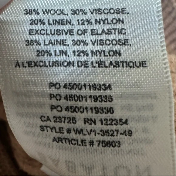 Aritzia Babaton Chalmers Wool Linen Mock
Neck Sweater Brown Sz Small - Picture 6 of 8